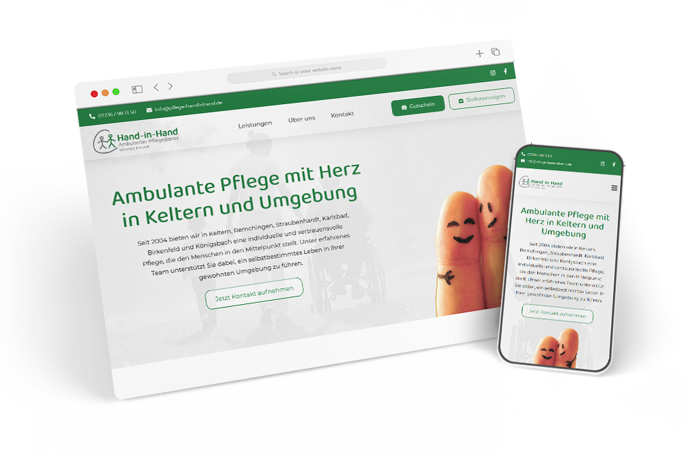 Referenzbild - Pflegedienst Hand in Hand GmbH